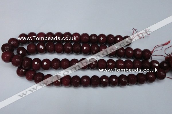 CCN2137 15.5 inches 12*16mm faceted rondelle candy jade beads