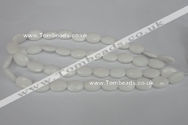 CCN2200 15.5 inches 13*18mm faceted oval candy jade beads