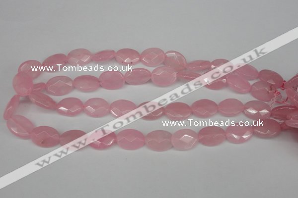 CCN2201 15.5 inches 13*18mm faceted oval candy jade beads