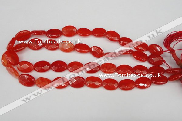 CCN2204 15.5 inches 13*18mm faceted oval candy jade beads