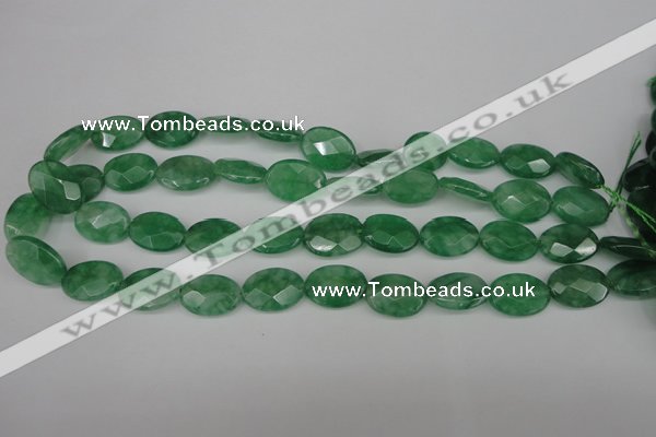 CCN2209 15.5 inches 13*18mm faceted oval candy jade beads