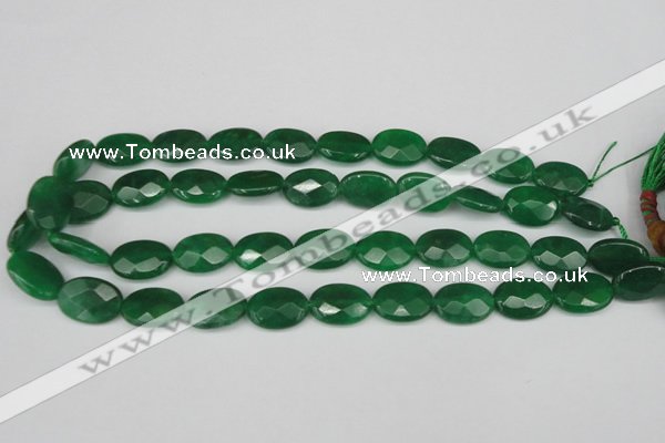 CCN2210 15.5 inches 13*18mm faceted oval candy jade beads