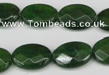 CCN2211 15.5 inches 13*18mm faceted oval candy jade beads