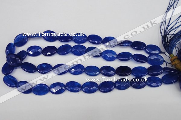 CCN2213 15.5 inches 13*18mm faceted oval candy jade beads