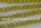 CCN2253 15.5 inches 4mm faceted round candy jade beads wholesale