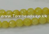 CCN2255 15.5 inches 8mm faceted round candy jade beads wholesale