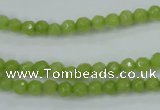 CCN2270 15.5 inches 4mm faceted round candy jade beads wholesale