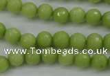 CCN2272 15.5 inches 8mm faceted round candy jade beads wholesale