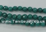 CCN2278 15.5 inches 4mm faceted round candy jade beads wholesale