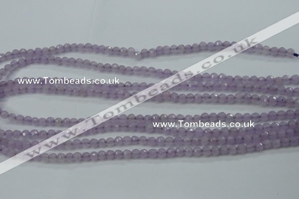 CCN2286 15.5 inches 4mm faceted round candy jade beads wholesale