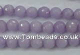 CCN2288 15.5 inches 8mm faceted round candy jade beads wholesale