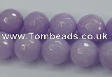 CCN2290 15.5 inches 12mm faceted round candy jade beads wholesale