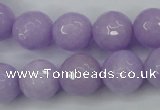 CCN2291 15.5 inches 14mm faceted round candy jade beads wholesale