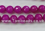 CCN2296 15.5 inches 10mm faceted round candy jade beads wholesale