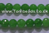 CCN2302 15.5 inches 12mm faceted round candy jade beads wholesale