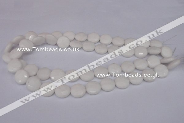 CCN240 15.5 inches 15mm faceted coin candy jade beads wholesale