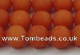 CCN2427 15.5 inches 6mm round matte candy jade beads wholesale