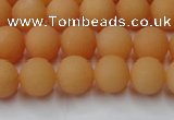 CCN2517 15.5 inches 8mm round matte candy jade beads wholesale