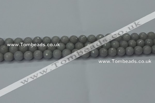 CCN2561 15 inches 10mm faceted round candy jade beads wholesale