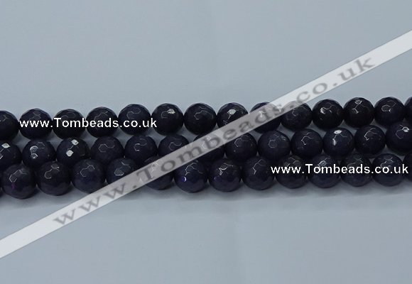 CCN2570 15 inches 14mm faceted round candy jade beads wholesale