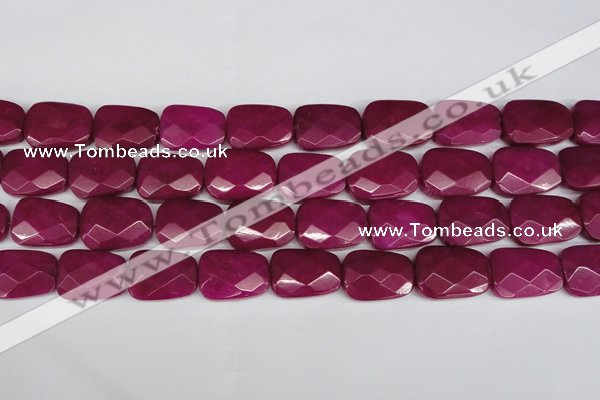 CCN2631 15.5 inches 18*25mm faceted trapezoid candy jade beads