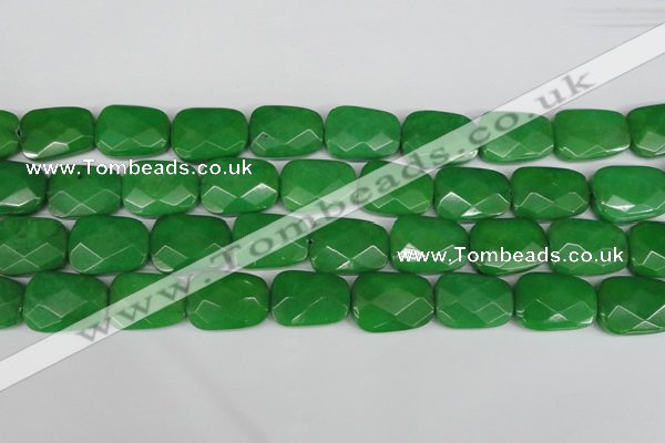 CCN2638 15.5 inches 18*25mm faceted trapezoid candy jade beads