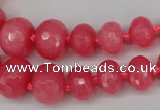 CCN2647 15.5 inches 5*8mm - 12*16mm faceted rondelle candy jade beads