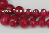 CCN2648 15.5 inches 5*8mm - 12*16mm faceted rondelle candy jade beads