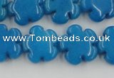 CCN2664 15.5 inches 16mm carved flower candy jade beads wholesale