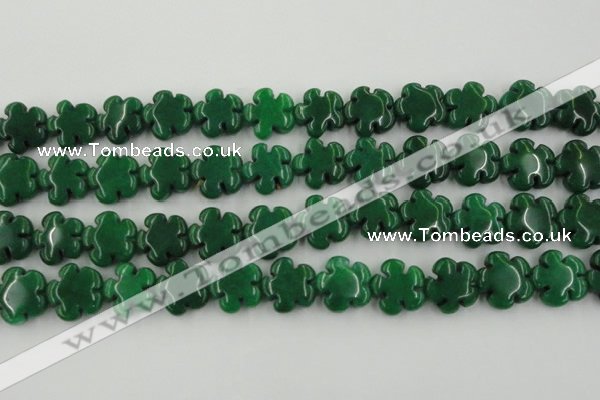 CCN2667 15.5 inches 16mm carved flower candy jade beads wholesale