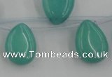 CCN2683 Top-drilled 13*18mm flat teardrop candy jade beads