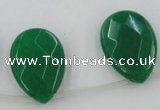 CCN2724 Top-drilled 18*25mm briolette candy jade beads wholesale