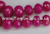 CCN2753 15.5 inches 5*8mm - 12*16mm faceted rondelle candy jade beads