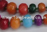 CCN2756 15.5 inches 5*8mm - 12*16mm faceted rondelle candy jade beads