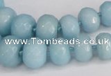 CCN2759 15.5 inches 5*8mm - 12*16mm faceted rondelle candy jade beads