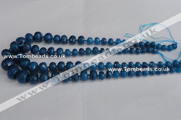 CCN2761 15.5 inches 5*8mm - 12*16mm faceted rondelle candy jade beads