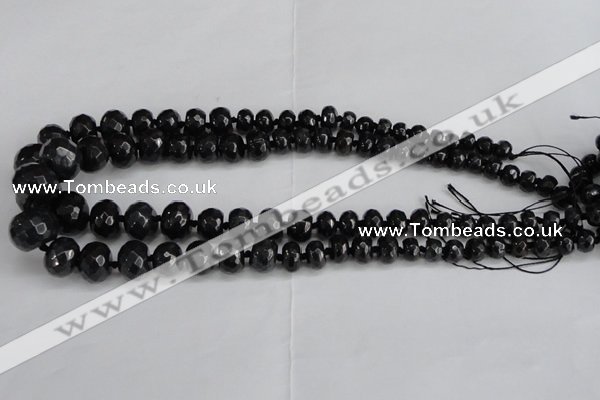 CCN2763 15.5 inches 5*8mm - 12*16mm faceted rondelle candy jade beads