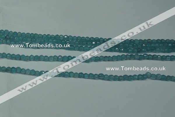 CCN2802 15.5 inches 2mm tiny faceted round candy jade beads