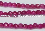 CCN2811 15.5 inches 3mm tiny faceted round candy jade beads