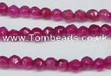 CCN2811 15.5 inches 3mm tiny faceted round candy jade beads