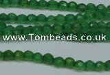 CCN2819 15.5 inches 3mm tiny faceted round candy jade beads