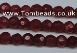 CCN2821 15.5 inches 4mm tiny faceted round candy jade beads