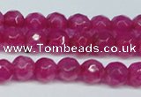 CCN2830 15.5 inches 5mm faceted round candy jade beads