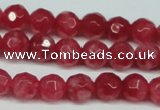 CCN2831 15.5 inches 5mm faceted round candy jade beads