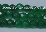 CCN2835 15.5 inches 5mm faceted round candy jade beads