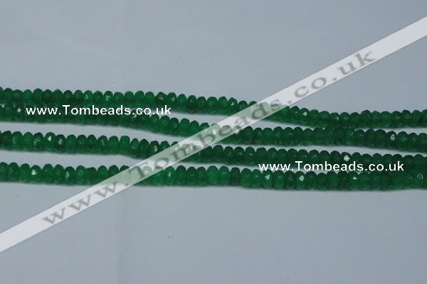 CCN2854 15.5 inches 2*4mm faceted rondelle candy jade beads