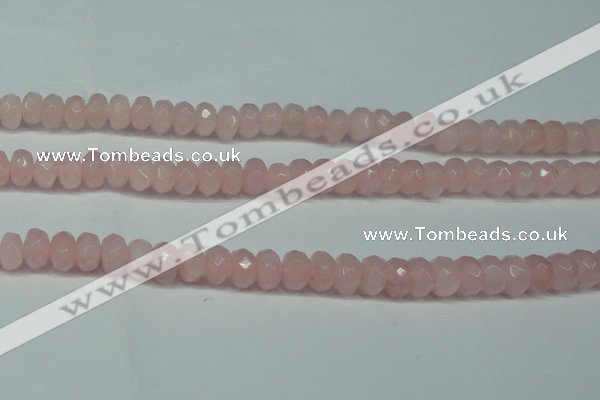 CCN2860 15.5 inches 4*6mm faceted rondelle candy jade beads