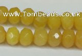 CCN2861 15.5 inches 4*6mm faceted rondelle candy jade beads