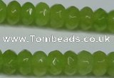 CCN2862 15.5 inches 4*6mm faceted rondelle candy jade beads