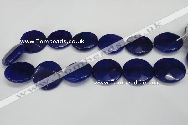 CCN287 15.5 inches 30mm faceted coin candy jade beads wholesale